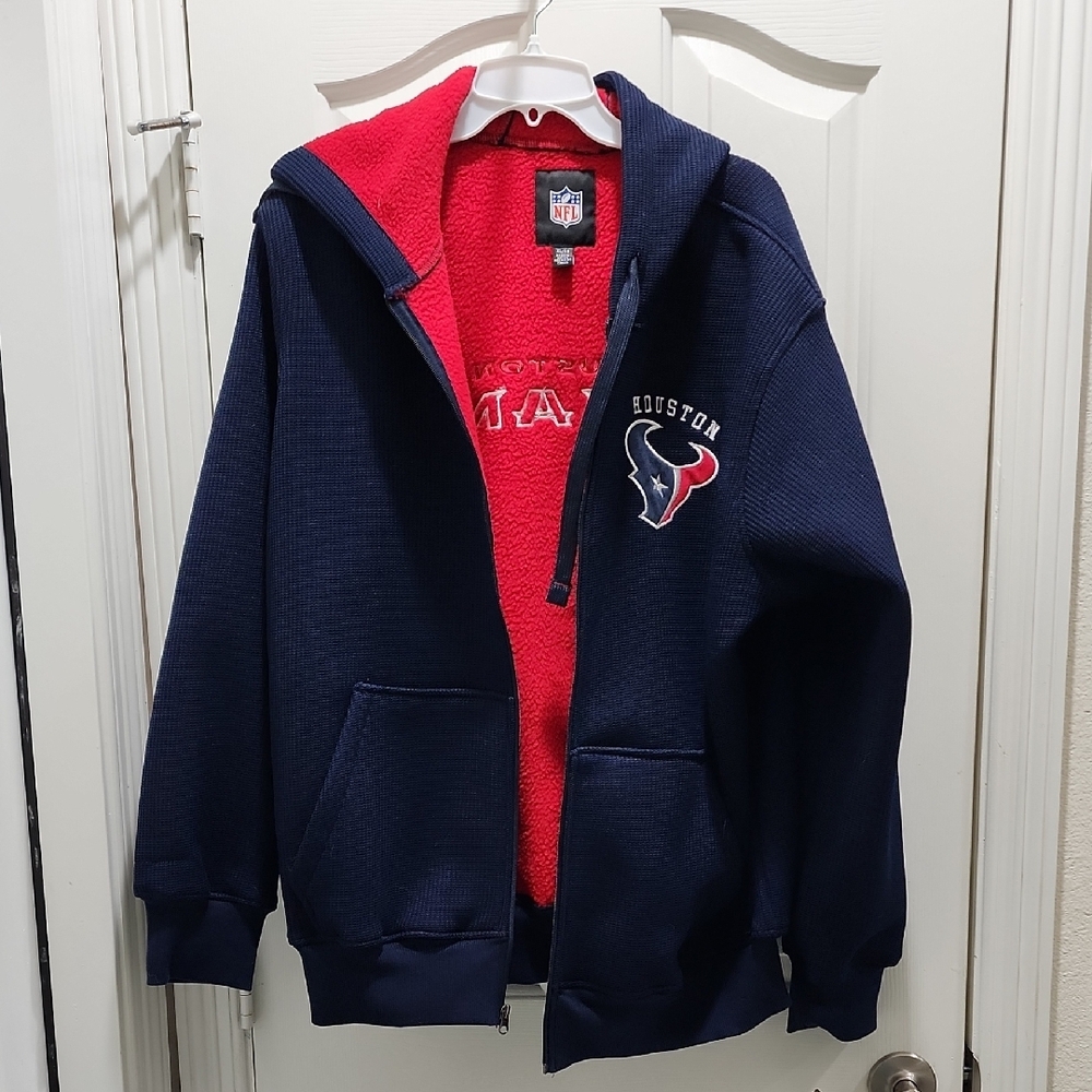 NFL Red Fleece with Logo Patch - Picture 2 of 6